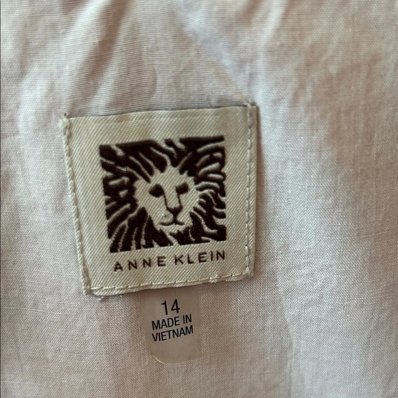 Anne Klein Red Geometric Mini Dress - Picture 2 of 10